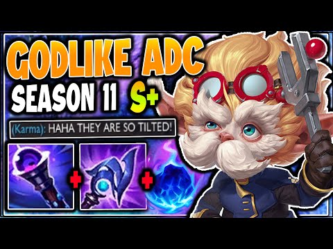 Heimerdinger ADC is the  best way to climb ranked in Season 11? BETTER BOT WINS - League of Legends