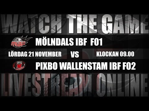 F01: Mölndals IBF F01 - Pixbo Wallenstam IBF F02 Vit