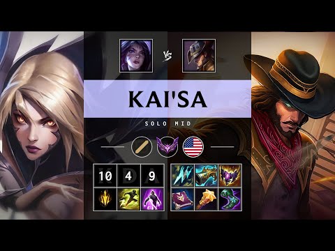 Kai'Sa Mid vs Twisted Fate - NA Master Patch 25.15