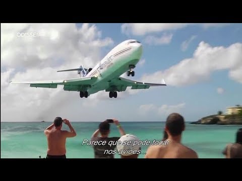 Aeroporto mesmo em cima de uma Praia.SOS VIRAL HD 2019