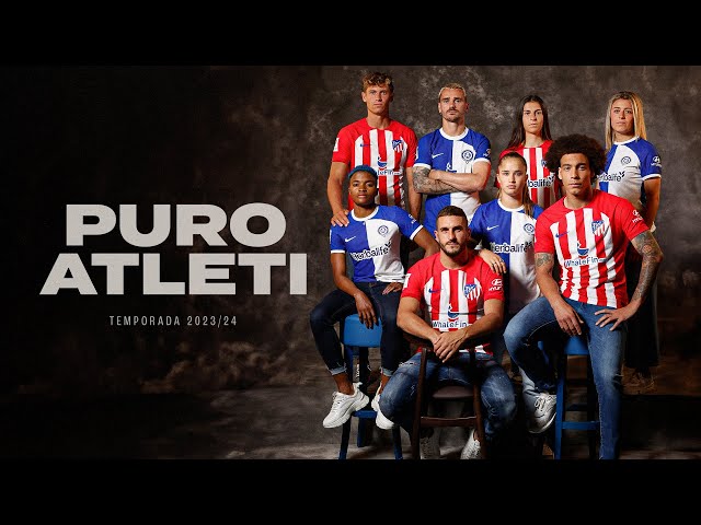 Vídeo relacionado con Atletico DE Madrid Camiseta Segunda Equipación Temporada 2023-2024 Réplica Oficial - Talla Adulto (S)