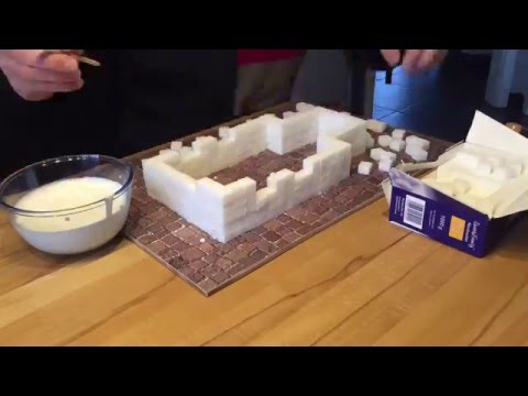 Zucker-Kirche Würfelzucker Geschenk Hochzeitsgeschenk