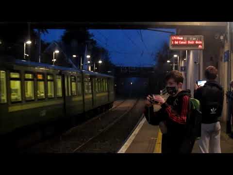 IE 8100 Class Dart Trains Running To And From Grand Canal Docks During The Engineering  Works !