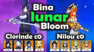 🔥Clorinde Double Hydro & Columbina Lunar Bloom + Nilou | Spiral Abyss 12 | Genshin Impact