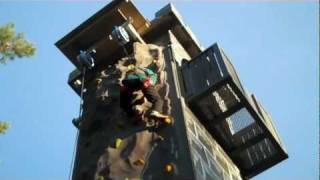 preview picture of video 'Climbing Wall at Castle Park North Canterbury'