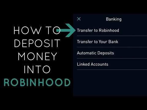 How to deposit money into Robinhood account |...