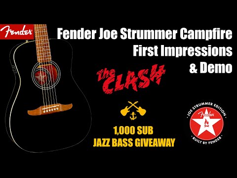 Fender Joe Strummer Campfire Guitar - Is it worth it? | 1,000 Sub Giveaway