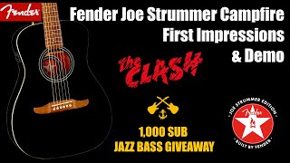 Video thumbnail for Fender Joe Strummer Campfire Guitar - Is it worth it? | 1,000 Sub Giveaway by Rusty Fenders