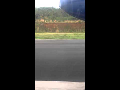 Takeoff from Dominica's Melville Hall - LIAT 361