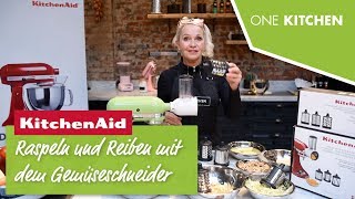 KitchenAid Gemüseschneider 5KSMVSA mit Zusatztrommeln 5KSMEMVSC | by One Kitchen