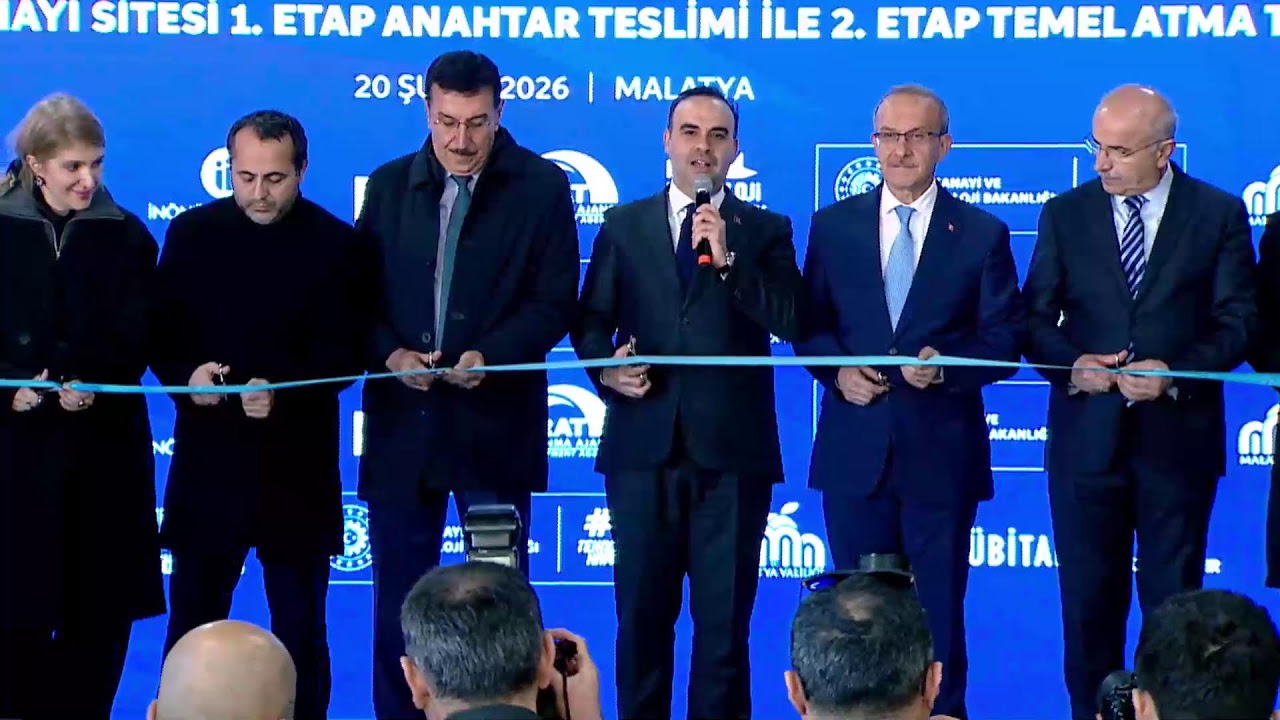 Sanayi ve Teknoloji Projeleri Açılış, Yeşilyurt Sanayi Sitesi Anahtar Teslimi ve Temel Atma Töreni