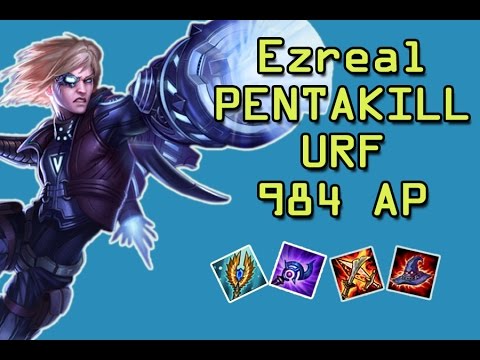 AP Ezreal | Pentakill | (984 ap) (all random URF)