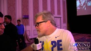 Freddie Roach surprised Brandon Rios wasn't hurt by body shots.