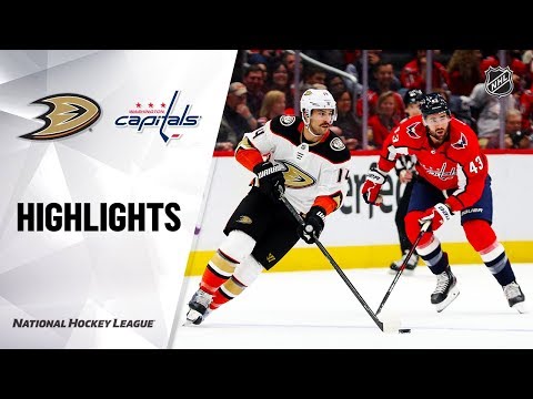 NHL Highlights | Ducks @ Capitals 11/18/19