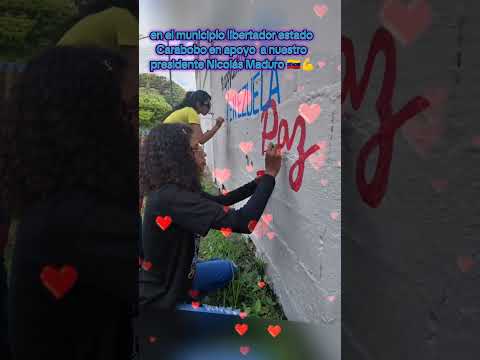 en el municipio libertador estado Carabobo en apoyo  a nuestro presidente Nicolás Maduro 🇻🇪💪