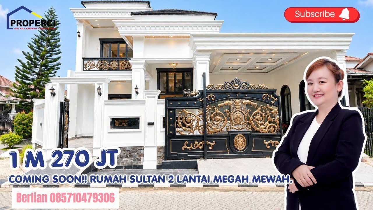 Luxury Sultan 2-Story House in Finishing Process at Citra Indah City
