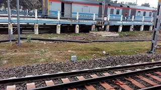preview picture of video 'CHAMPARAN_HUMSAFAR_EXPRESS... KATIHAR TO DELHI. On Katihar railway yard'