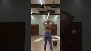 Medicine Ball FAIL… She Took Out The Gym Lights
