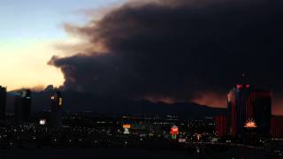 LasVegas, NV: Mt. Charleston Fire Time Lapse