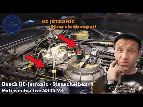 Bosch KE-JETRONIC - Replacing the airflow sensor potentiometer - Mercedes R107, W126, W201, W124