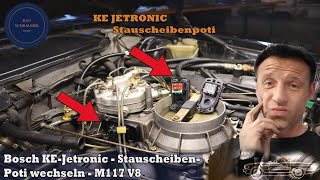 KE-Jetronic: Wymiana potencjometru przepustnicy - Mercedes R107, W126, W201, W124