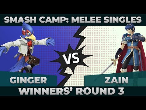 Ginger vs Zain - Winners' Round 3: Melee Singles Top 48 - Smash Camp 2019 | Falco vs Marth