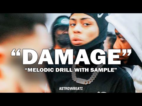 [FREE] Sample Drill Type Beat 2023 - "DAMAGE" | Melodic Drill X Central Cee x Kay Flock Type Beat