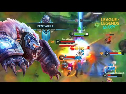 Wild Rift VOLIBEAR 1V5 PENTAKILL Montage - Best VOLIBEAR Plays | LoL Wild Rift Montage
