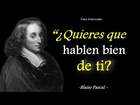 ✍️Blaise PASCAL FRASES y Pensamientos📚