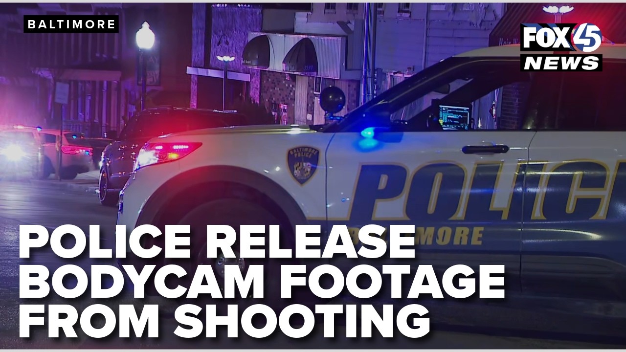 Baltimore Police release body-worn camera footage from deadly officer-involved shooting