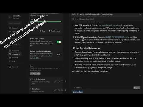 Environment Aware Query Optimization in Cursor