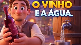 O VINHO E A ÁGUA.