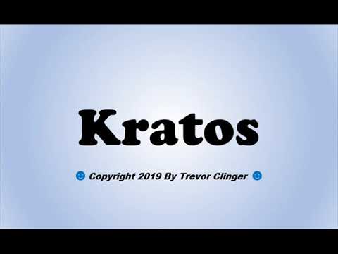 How To Pronounce Kratos (God Of War)