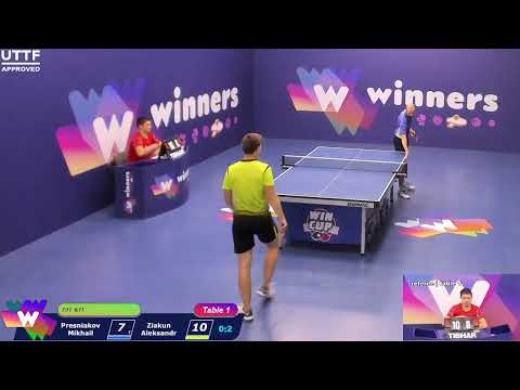 WINners CUP table 1 08.10 Presniakov Mikhail - Ziakun Aleksandr 18:30