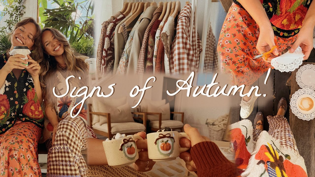 First signs of fall...🍂 autumn shopping, garden updates, & seasonal decor!