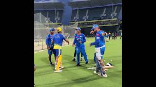 Rohit Sharma meets Ajinkya Rahane ahead of CSK vs MI | Mumbai Indians