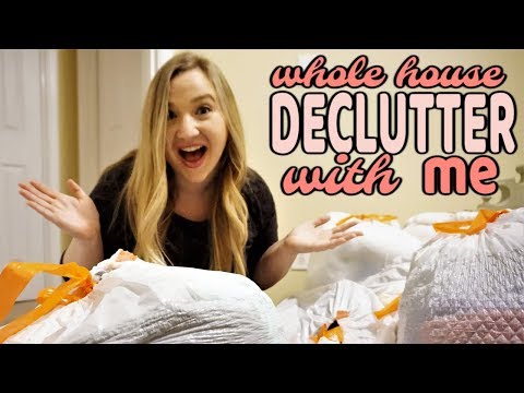 DECLUTTER WITH ME | WHOLE HOUSE DECLUTTER 2019 Video