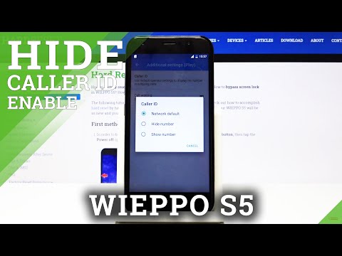 How to Make Your Number Private in Wieppo S5 - Hide or Show Caller ID
