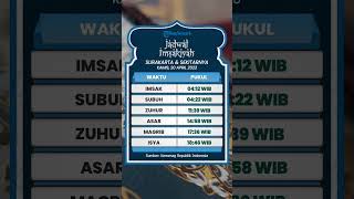 Jadwal Imsakiyah Wilayah Surakarta dan Sekitarnya untuk Kamis 20 April 2023