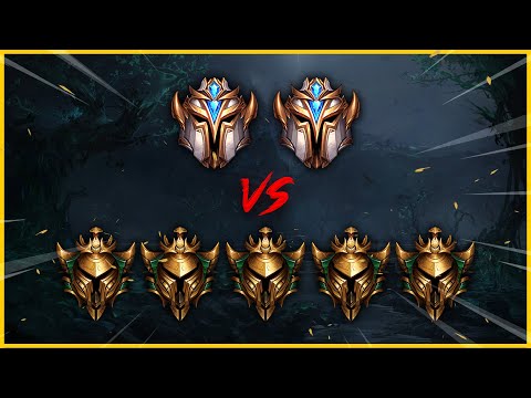 5 Golds vs 2 Challenger Players!! Golds Couldn't Buy Resistances!