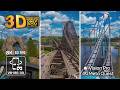 Top 3 Ultimate 8K VR180 Roller Coaster Experience In 3D Intense Onrides Epic VR Roller Coasters