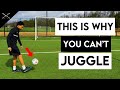 How To ACTUALLY Juggle A Soccer Ball For Beginners!