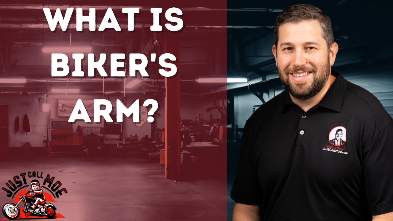 What is biker’s arm?