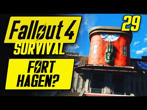 Fallout 4 Survival Playthrough - FORT HAGEN? - Fallout 4 Survival Mode Gameplay #29