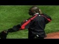 Cincinnati mayor Mark Mallory throws a wild first pitch Cincinnati mayor Mark Mallory throws a wild first pitch