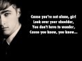 Big Time Rush- You're Not Alone Lyrics On ...