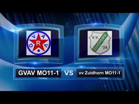 GVAV MO11 1 vs Zuidhorn MO11 1 1