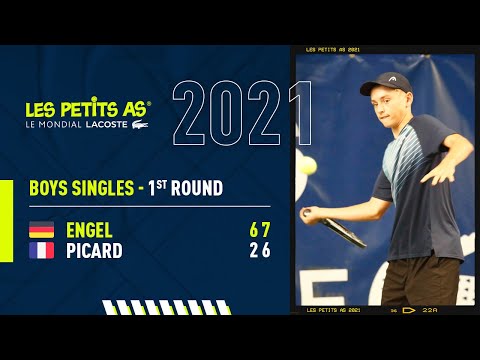 Les Petits As 2021 | Boys 1st Round | Justin Engel vs. Mathys Picard
