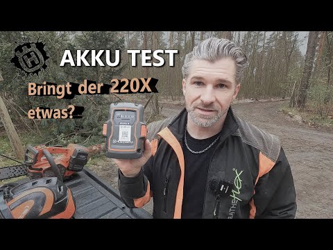 Der Husqvarna Akku 220X im Vergleich Bades Baumdienst