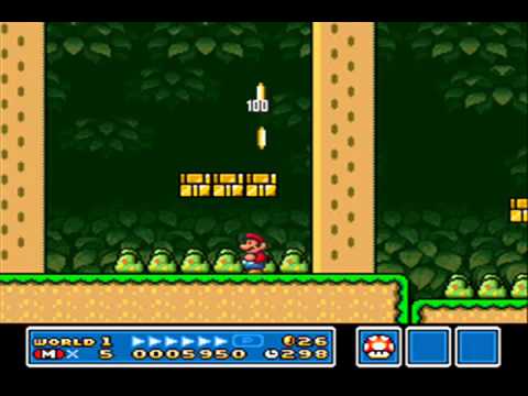 SMB3 for Super Mario All-Stars Custom Level #259 - Goomba Forest